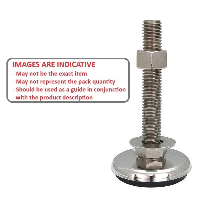 1219185 | MAV-907-01-152-3 --- Anti-Vibration Mounts - 907.2 Kg 1/2-13 UNC - 12.7mm - 152.4 mm 303 Stainless Steel - Stainless Steel 303 PV Similar to A2, 304, 18-8 Mount