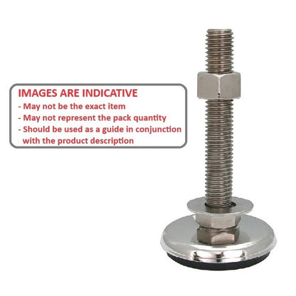 1219185 | MAV-907-01-152-3 --- Anti-Vibration Mounts - 907.2 Kg 1/2-13 UNC - 12.7mm - 152.4 mm 303 Stainless Steel - Stainless Steel 303 PV Similar to A2, 304, 18-8 Mount
