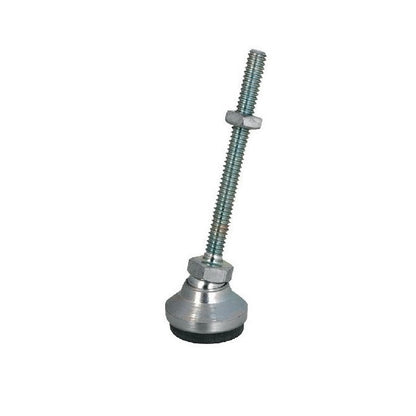 1072451 | MSM-064C-064-CCCRP (15 Pcs) --- Levelling Studded Mounts - 1/4-20 UNC - 6.35mm - 25.4x128.2 mm Swivel - Steel Mount