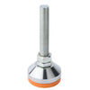 Levelling Studded Mounts - M12 -12x1.75mm- 60x38 mm - Steel - Zinc
