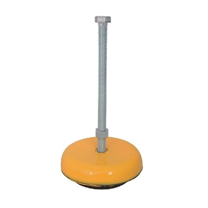 Mounts - Levelling Studded - Elastomer Base OSHA Yellow