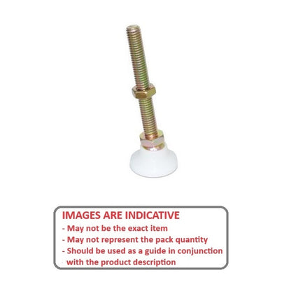 1056336 | MSM-048F-025-CGCAB --- Levelling Studded Mounts - 10-32 UNF - 4.76mm - 19.1x16.7 mm Swivel - Steel Mount