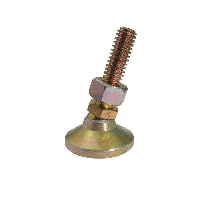 1056333 | MSM-048F-051-CGC (15 Pcs) --- Levelling Studded Mounts - 10-32 UNF - 4.76mm - 19.1x13.5 mm Swivel - Steel Mount