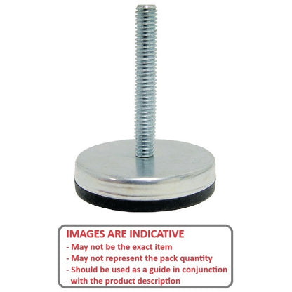 1072566 | MLM-064C-038-S3RP-I --- Levelling Studded Mounts - 1/4-20 UNC - 6.35mm - 30.5 - - Industrial - Stainless Steel Mount