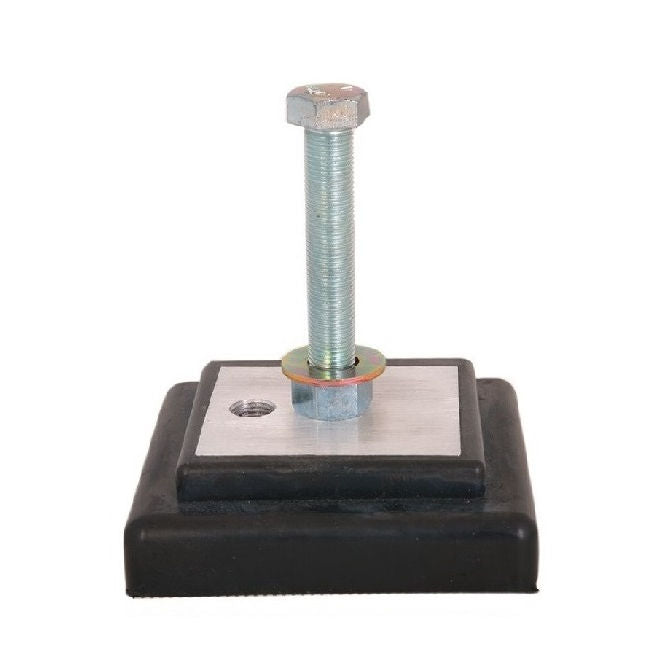 1199179 | MLM-4540-152-MC (4 Pcs) --- Levelling Studded Machine Mounts - 152.4 x 152.4 30.2 mm - 80  - Aluminium - Steel - Elastomer Duro 80 Mount
