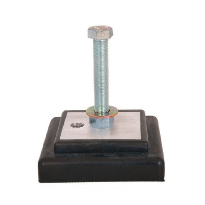 1199178 | MLM-1810-152-MC --- Levelling Studded Machine Mounts - 152.4 x 152.4 30.2 mm - 60  - Aluminium - Steel - Elastomer Duro 60 Mount