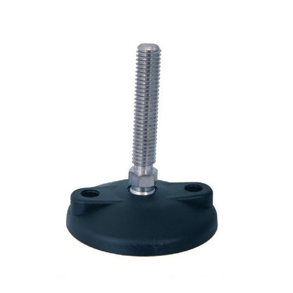 Levelling Studded Mounts - 3/4-10 UNC - 19.05mm - 122.9x17 mm Light Duty - Steel Mount