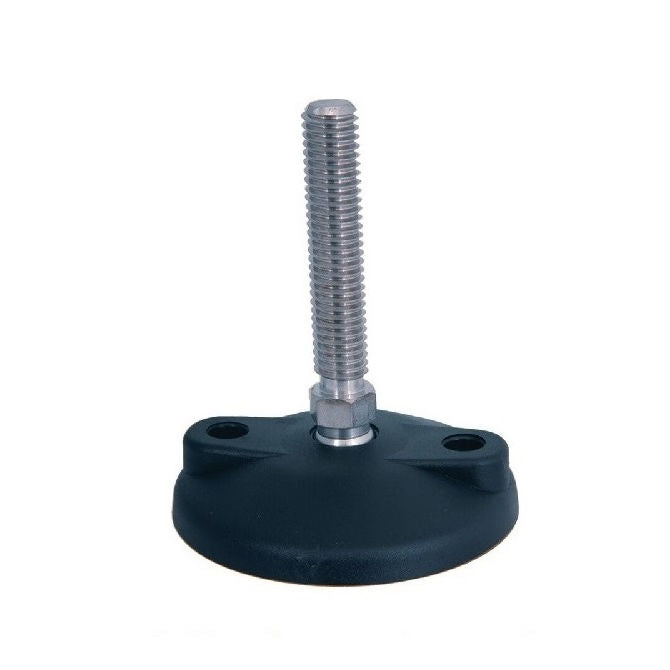 1134531 | MLM-254C-129-S3NY-2LH --- Levelling Studded Mounts - 1-8 UNC - 25.4mm - 122.9x17 mm Light Duty - Stainless Steel Mount