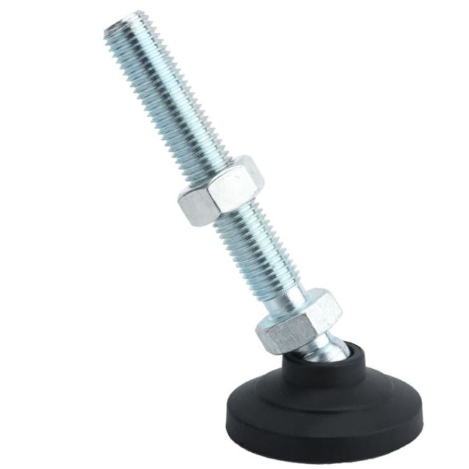 1098712 | MLM-120M-100-NYCZ --- Levelling Studded Mounts - M12 - 12x1.75mm - 60x31 mm Light Duty - Steel Mount