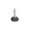 Levelling Studded Mounts - M12 -12x1.75mm- 60x33 mm - Steel