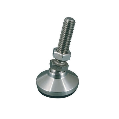 1056313 | MSM-048F-025-S3 (15 Pcs) --- Levelling Studded Mounts - 10-32 UNF - 4.76mm - 19.1x13.5 mm Swivel - Stainless Steel 303/304 Similar to A2, 18-8 HRB80 Mount