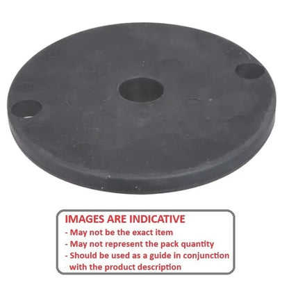 1184568 | MLP-0098-VR --- Levelling Vibration Pads Mounts - 97.8 mm - - - - Rubber Mount