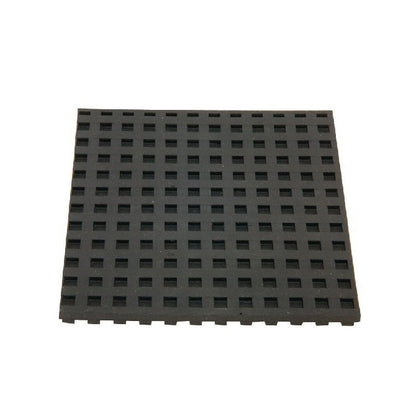 1199139 | MNP-001-152-W --- Neoprene Pads Mounts - 152.40 x 152.40 mm 1.0 - 25.0 psi 7.938 mm Waffle Pattern - Neoprene Rubber Mount