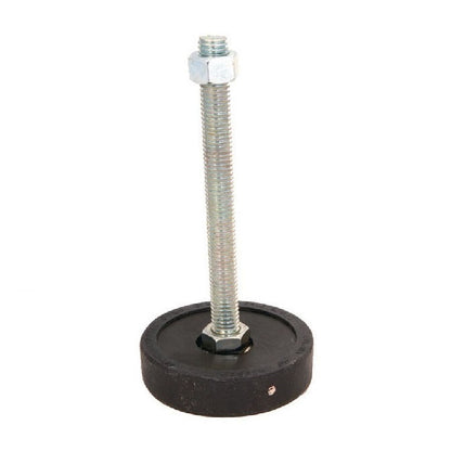 1199897 | MPL-0159-S --- Pivotal Levellers Mounts - 158.7 Kg - 76.2x15.875 mm With Stud - Neoprene Rubber Mount
