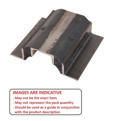 1182431 | MVIS-0091 --- Vibro Insulator Strips Mounts - 90.718 kg - 101.6x114.3 mm - Neoprene Rubber and Steel Mount
