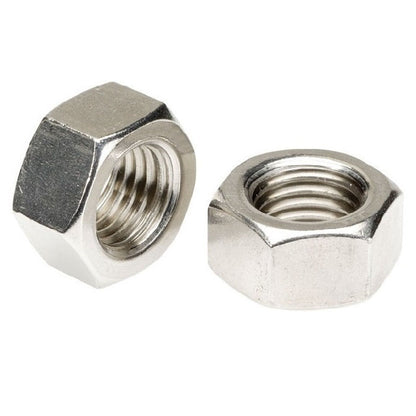 1091449 | NT0095C-HX-AL (Pack of 50)  --- Hexagonal Nuts - 3/8-16 UNC - 9.53mm - 8.33x14.29 mm Full