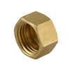 Hexagonal Nuts - 1/4-20 BSW -6.35mm- 4.9x11.11 mm - Brass