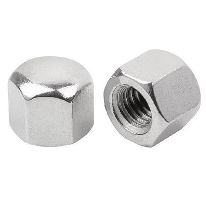 1068801 | NT060M-CP-S4 (8 Pcs) --- Cap Nuts - M6 - 6x1mm - 304 Stainless - 8.64 - 9.0 Nut