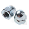 Dome Nuts - M3 -3x0.5mm- Steel - Chrome Plated 7 mm
