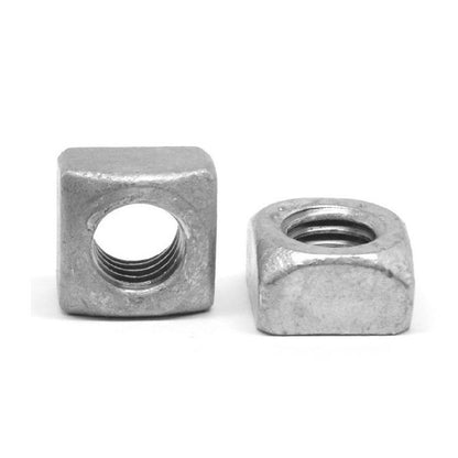 1054958 | NT042C-SQ-CZ (100 Pcs) --- Square Machine Screw Nuts - 8-32 UNC - 4.17mm - 12.294x3.3 mm