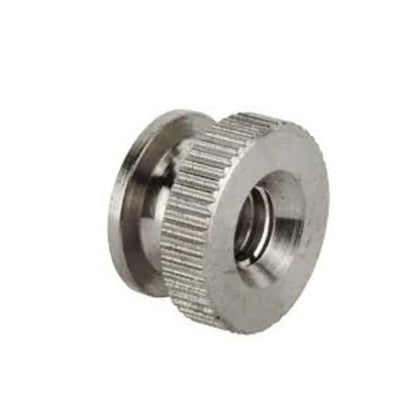 1049760 | NT035C-THC-S3 --- Thumb Nuts - 6-32 UNC - 3.5mm - 7.1x3.18 mm Collared - Stainless Steel 303 Similar to A2, 304, 18-8 Nut