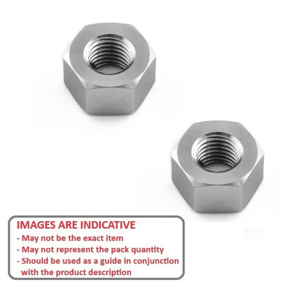 1096235 | NT120M-HX-T5 (1000 Pcs) --- Hexagonal Nuts - M12 - 12x1.75mm - 10.6x19 mm Full - Titanium Ti-Gr-5 - 6AL-4V Nut