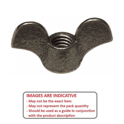 1102489 | NT127C-WC-MI --- Wing Nuts - 1/2-13 UNC - 12.7mm - 57.15x30.14 mm Malleable Iron - Iron Nut