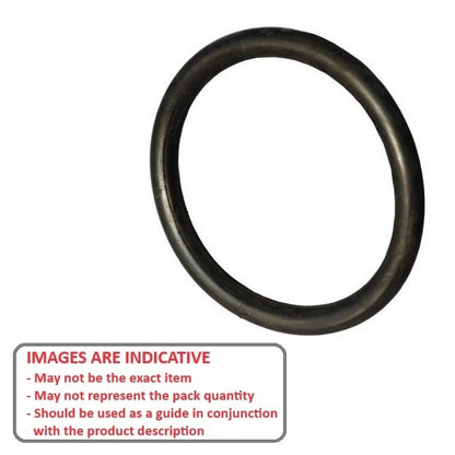 1214837 | OR-35000-500-N70 (100 Pcs) --- General Purpose O-Rings - 350x5 mm - Black - Nitrile NBR, BUNA-N