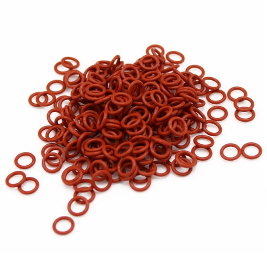 Silicone Rubber Bulk O-Rings - 117.07x3.53 mm - Red - Silicone Rubber O-Ring