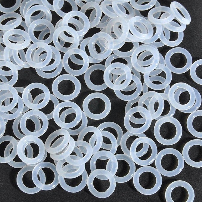 Silicone Rubber Bulk O-Rings - 17.17x1.78 mm - Clear - Silicone Rubber O-Ring