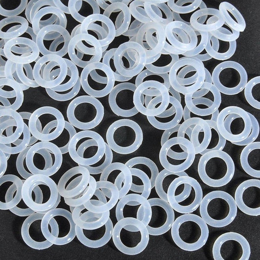 Silicone Rubber Bulk O-Rings - 75.87x2.62 mm - Clear - Silicone Rubber O-Ring