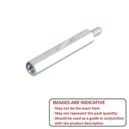 1043243 | SHX-TP-0285C-06-017-A (569 Pcs) --- Threaded Pillars - 4-40 UNC - 2.85mm - 4.76x12.7 mm - Aluminium Pillar