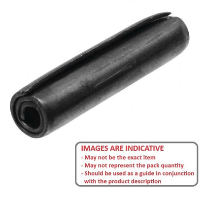 1038465 | PSP-019-010-C (20 Pcs) --- Coiled Pins - 1.98x9.53 - 1.98 - 2.06  - High Carbon Steel