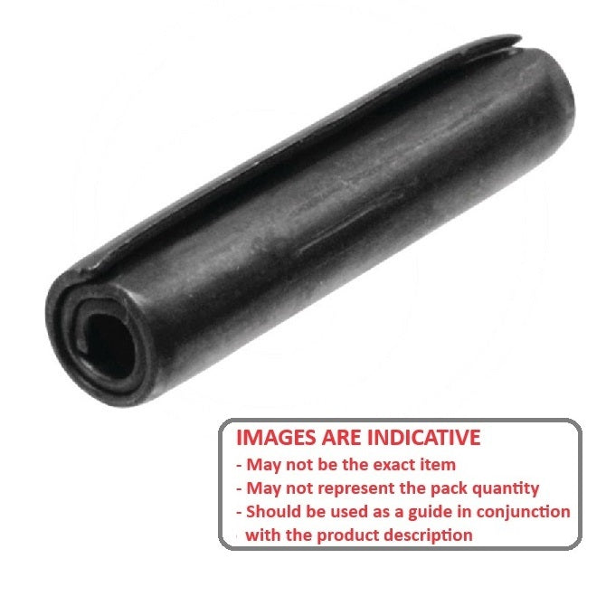 1051599 | PSP-030-030H-C (Pack of 250)  --- Coiled Pins - 3x30 - 3.00 - 3.10 - High Carbon Steel Pin