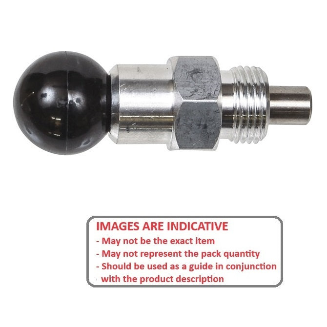 1085592 | BSD-30SSRS --- Pull Pins - 9.525x14.288x38.1 mm Round Handle - Stainless Steel Pin