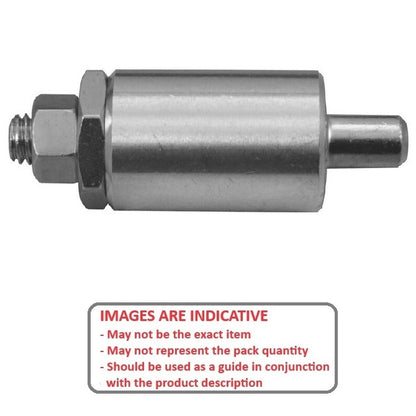 1085595 | BSD-80SSRS --- Pull Pins - 9.525x14.288x38.1 mm Threaded End - Stainless Steel Pin