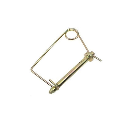 1078282 | LYP-T1-079-057-CZ (25 Pcs) --- Wire Lock Lynch Pins - 7.94x57.15x2.3 mm Single Wire - Carbon Steel Spring Wire Zinc Plated Pin