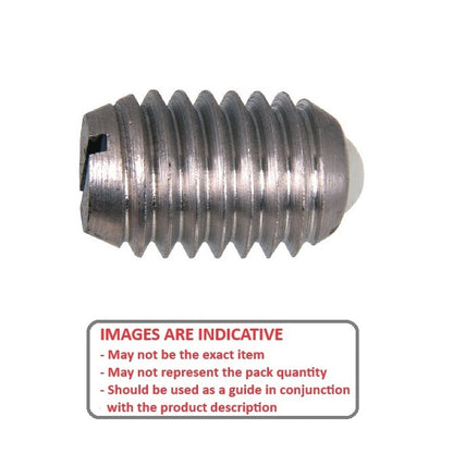 1054944 | PLST-042C-111-AS-014 --- Spring Plungers - 8-32 UNC - 4.17mm - 11.1 mm - 4.5 N No Handle - Stainless Steel Body with Acetal Plunger