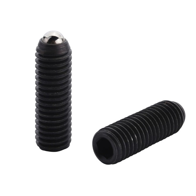 Ball Threaded Plungers - M3 - 3x0.5mm - 8 mm - 1.5 N Steel Body - Stainless Steel 303/304 Similar to A2, 18-8 HRB80
