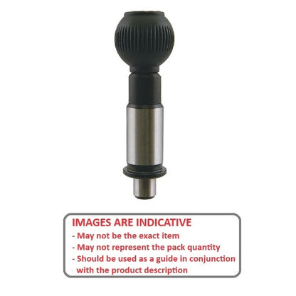 1131826 | PLI-P-160-400-28-SP-BG --- Indexing Precision Plungers - 25x42 mm - 2 N Ball Grip - Steel Plunger