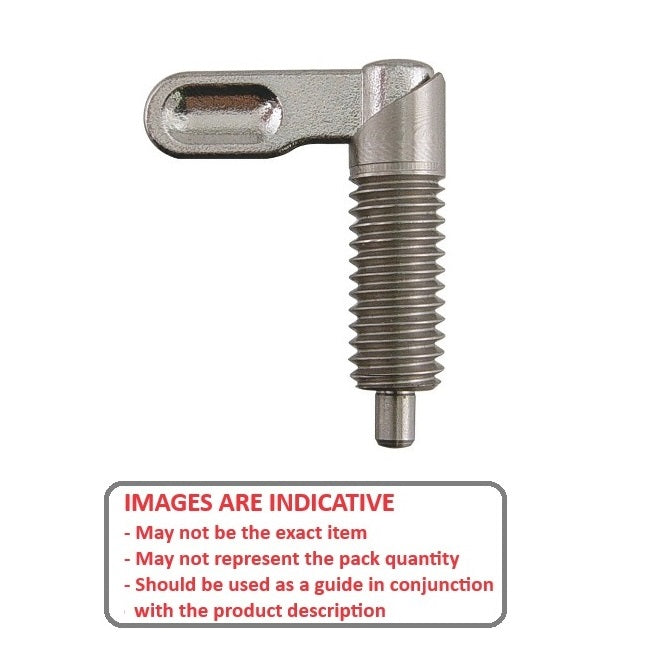1087345 | PLIT-040-095F-10-G-S3 --- Indexing Plungers - 3/8-24 UNF - 9.53mm - 20 mm - 0.4 N Grip - Stainless Steel Plunger