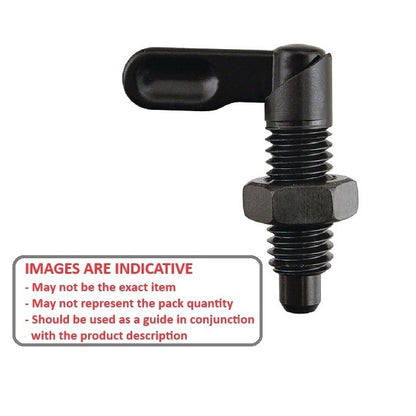 1086072 | PLIT-050-095C-10-G-C-N --- Indexing Plungers - 3/8-16 UNC - 9.53mm - 20 mm - 0.5 N Grip - Steel Plunger