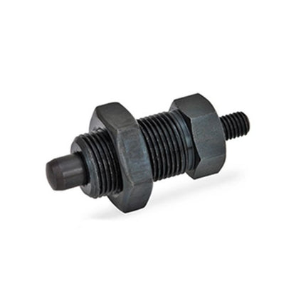 1087340 | PLIT-050-095F-00-SH-C --- Indexing Plungers - 3/8-24 UNF - 9.53mm - 17 mm - 0.7 N Non Locking - Steel Plunger