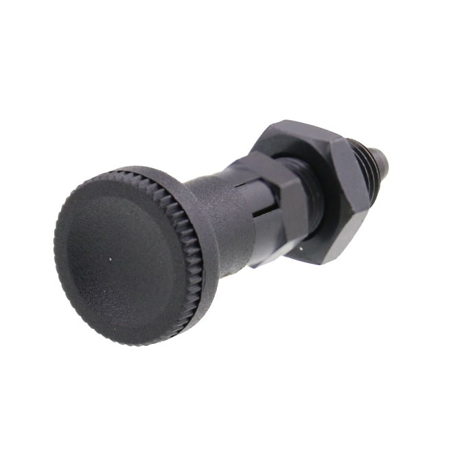 1090343 | PLIT-050-100-100-21-LSH-S3 --- Indexing Plungers - M10x1 - Extra Fine - 15 mm - 0.6 N Locking - Stainless Steel Plunger