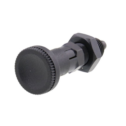 1090343 | PLIT-050-100-100-21-LSH-S3 --- Indexing Plungers - M10x1 - Extra Fine - 15 mm - 0.6 N Locking - Stainless Steel Plunger