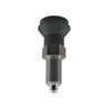 Indexing Pull Knob Plungers - M10x1 - Extra Fine - 43.5 mm - 0.5 N Stainless and Plastic - Stainless Steel 303 Similar to A2, 304, 18-8 