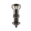 Indexing Pull Knob Plungers - M8 Fine - 8x1mm - 43 mm - 2.7 N  - Stainless Steel 303 Similar to A2, 304, 18-8 