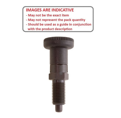 1101464 | PLIT-060-127C-25-LSH-C --- Indexing Plungers - 1/2-13 UNC - 12.7mm - 20.1 mm - 0.7 N Locking - Steel Plunger
