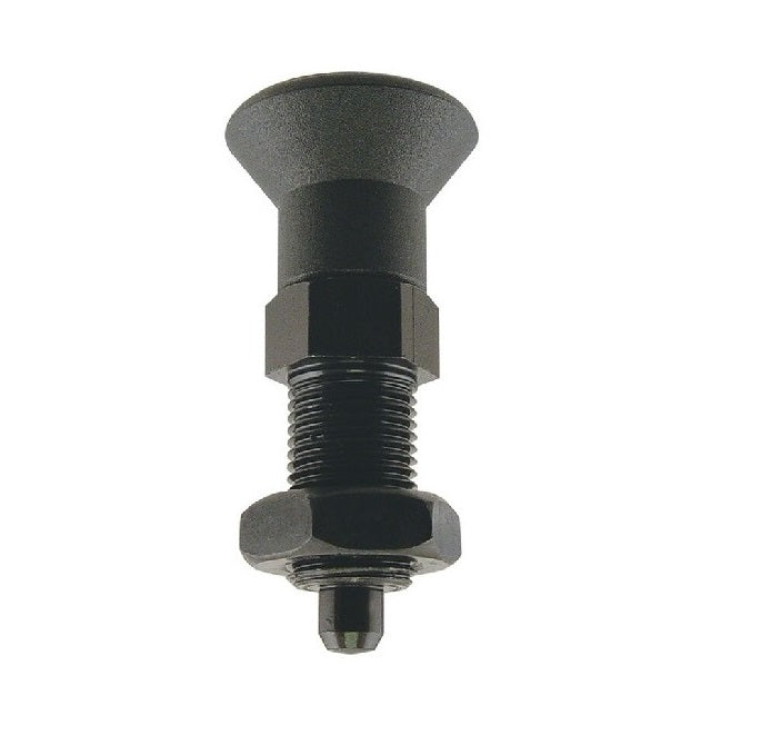 Plungers - Indexing Pull Knob - Steel - With Nut
