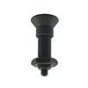 Indexing Pull Knob Plungers - M10x1 - Extra Fine - 43.5 mm - 2.3 N No Collar - Steel